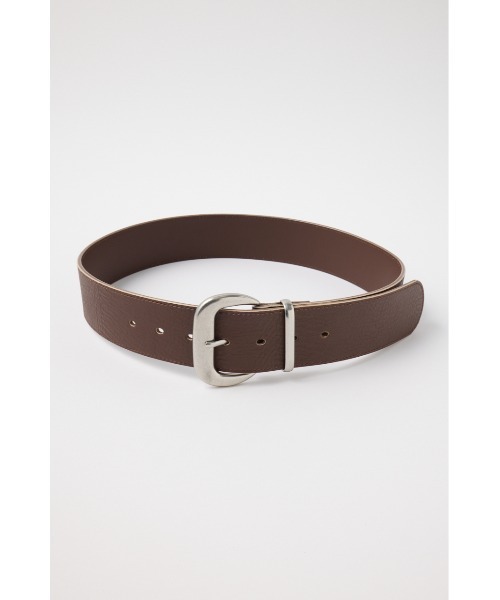 MOUSSY（マウジー）の「SPLIT LEATHER WIDE ベルト（ベルト・レディース・ブラウン/ブラック・FREE）」の10枚目の写真