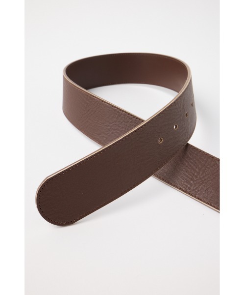【新品未使用品】MOUSSY SPLIT LEATHER WIDE ベルト セール】SPLIT LEATHER WIDE ベルト（ベルト）｜MOUSSY