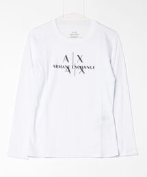 ARMANI EXCHANGE | 【A|X アルマーニ エクスチェンジ】ロゴデザイン　長袖クルーネックTシャツ/SLIM(Tシャツ/カットソー)