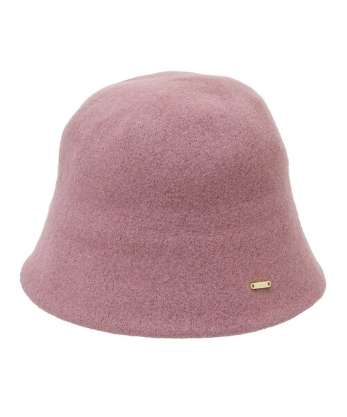 earth music&ecology(アースミュージックアンドエコロジー)の「ウール混チャ-ム付きバケットハット(ハット・レディース・アイボリー/ブラック/ピンク・FREE)」の16枚目の写真