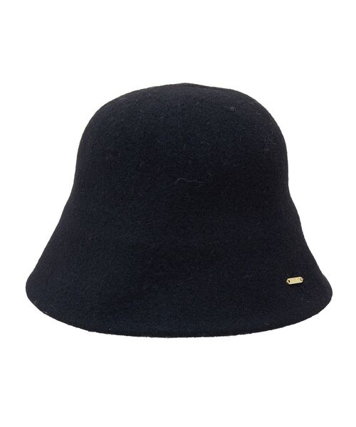 earth music&ecology(アースミュージックアンドエコロジー)の「ウール混チャ-ム付きバケットハット(ハット・レディース・アイボリー/ブラック/ピンク・FREE)」の22枚目の写真