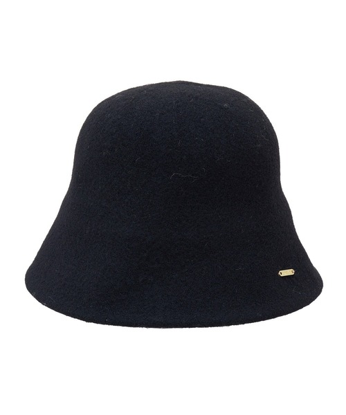 earth music&ecology(アースミュージックアンドエコロジー)の「ウール混チャ-ム付きバケットハット(ハット・レディース・アイボリー/ブラック/ピンク・FREE)」の11枚目の写真