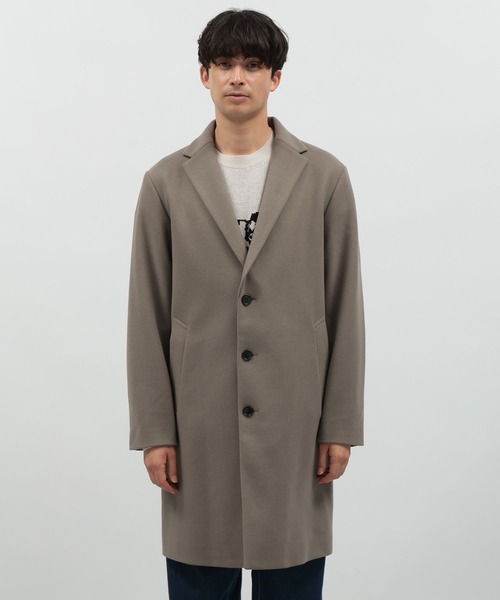 LAKOLE(ラコレ)の「ウーリーテックチェスターコート / 116720(チェスターコート・メンズ・チャコールグレー/ブラック/ブラウン/グリーン・SMALL/MEDIUM/LARGE/X-LARGE)」の10枚目の写真