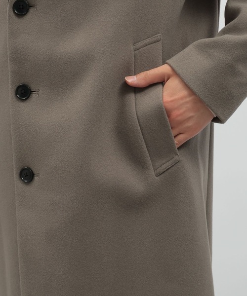 LAKOLE(ラコレ)の「ウーリーテックチェスターコート / 116720(チェスターコート・メンズ・チャコールグレー/ブラック/ブラウン/グリーン・SMALL/MEDIUM/LARGE/X-LARGE)」の15枚目の写真