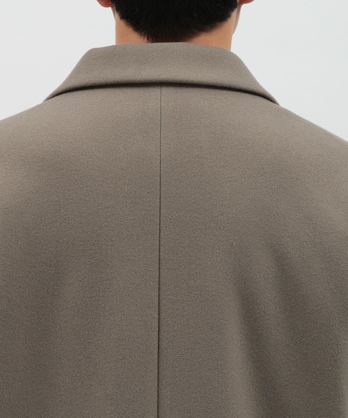 LAKOLE(ラコレ)の「ウーリーテックチェスターコート / 116720(チェスターコート・メンズ・チャコールグレー/ブラック/ブラウン/グリーン・SMALL/MEDIUM/LARGE/X-LARGE)」の17枚目の写真