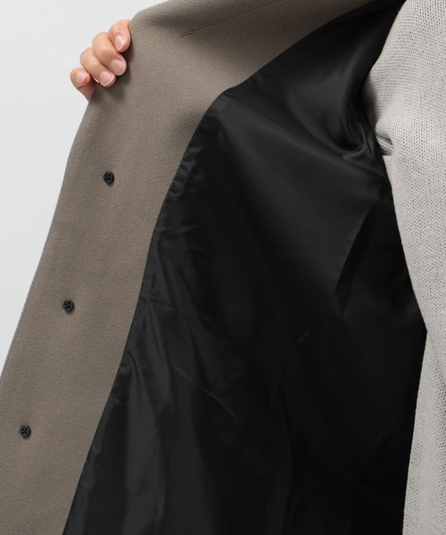 LAKOLE(ラコレ)の「ウーリーテックチェスターコート / 116720(チェスターコート・メンズ・チャコールグレー/ブラック/ブラウン/グリーン・SMALL/MEDIUM/LARGE/X-LARGE)」の19枚目の写真