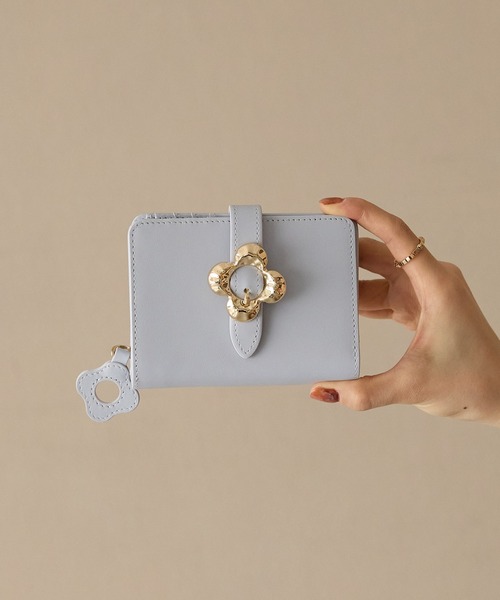 HASHIBAMI】フラワーバックル 二つ折りウォレット（財布）｜HASHIBAMI