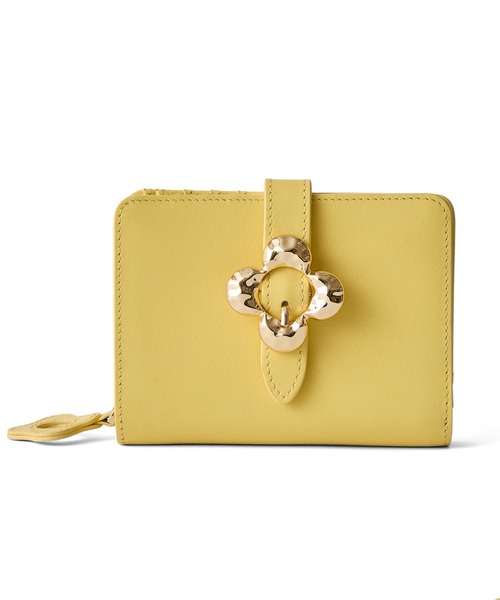 【HASHIBAMI】フラワーバックル 二つ折りウォレット(財布)|HASHIBAMI(ハシバミ) 【HASHIBAMI】フラワーバックル 二つ折りウォレット(財布)|HASHIBAMI(ハシバミ)