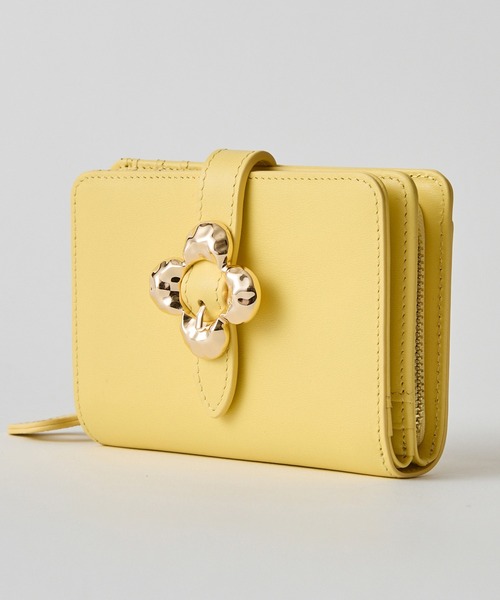 【HASHIBAMI】フラワーバックル 二つ折りウォレット(財布)|HASHIBAMI(ハシバミ) 【HASHIBAMI】フラワーバックル 二つ折りウォレット(財布)|HASHIBAMI(ハシバミ)