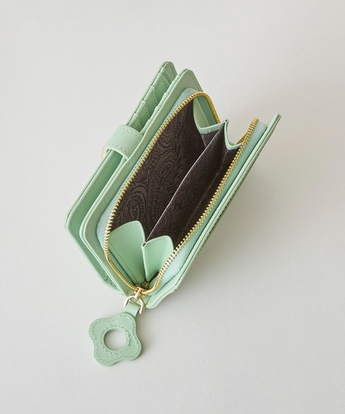 HASHIBAMI】フラワーバックル 二つ折りウォレット（財布）｜HASHIBAMI