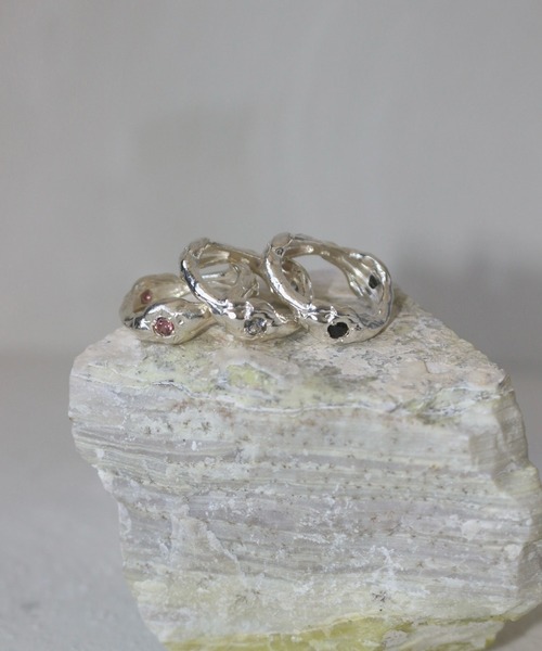 whoseA（フーシー）の「【silver925】Zirconia Ring/ ジルコニア リング（リング・メンズ・ベージュ/グレー/ブラック・10号/12号/16号）」の14枚目の写真