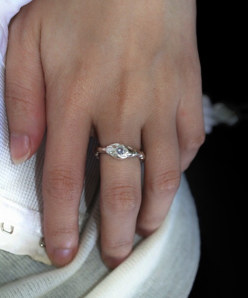 whoseA（フーシー）の「【silver925】Zirconia Ring/ ジルコニア リング（リング・メンズ・ベージュ/グレー/ブラック・10号/12号/16号）」の16枚目の写真