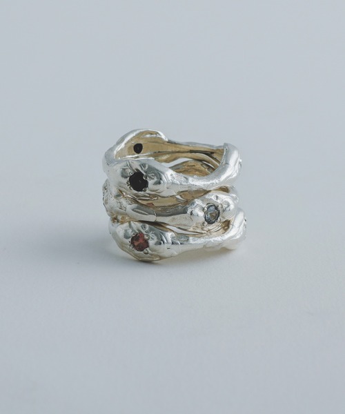 whoseA（フーシー）の「【silver925】Zirconia Ring/ ジルコニア リング（リング・メンズ・ベージュ/グレー/ブラック・10号/12号/16号）」の21枚目の写真