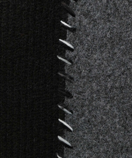 niko and...（ニコアンド）の「かがりステッチニットプルオーバー（ニット/セーター・メンズ・ブラウン/ブラック/アイボリー・MEDIUM/LARGE）」の20枚目の写真