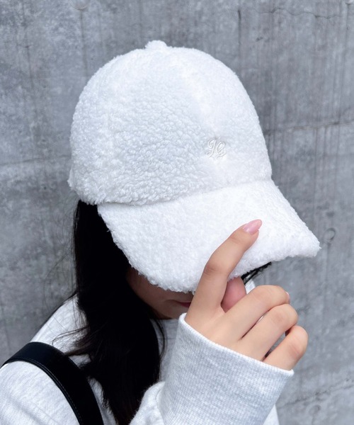INGNI（イング）の「ボアキャップ（キャップ・レディース・オフホワイト・ONE SIZE）」の14枚目の写真