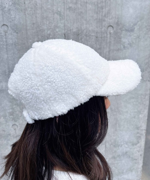 INGNI（イング）の「ボアキャップ（キャップ・レディース・オフホワイト・ONE SIZE）」の15枚目の写真