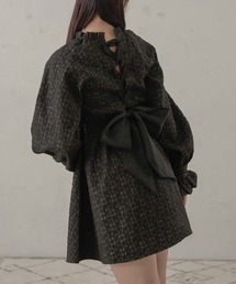 Ambre Neige | ジャガードバックレースアップワンピース/WEB/EC限定商品(ワンピース)