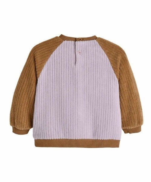 moimoln(モイモルン)の「クリップコーデュロイ起毛トップス(Tシャツ/カットソー・キッズ・ミント/イエロー/ブラウン・90cm/100cm/110cm/120cm)」の14枚目の写真