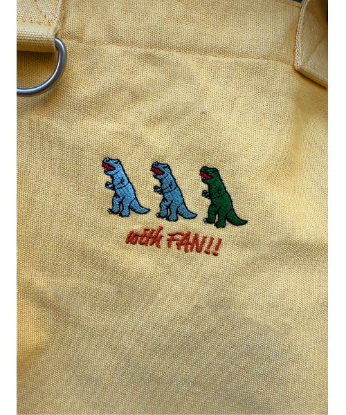 DOUBLE NAME（ダブルネーム）の「【m:rex】withFAN!!トートBAG/ユニセックス（トートバッグ・レディース・ブラック/グリーン/ブルー/ピンク/オレンジ/イエロー/チャコール・FREE）」の19枚目の写真