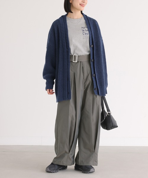n'OrLABEL(ノアールレーベル)の「タマムシカラーツイルタックパンツ(その他パンツ・レディース・チャコール/カーキ・1/2)」の15枚目の写真