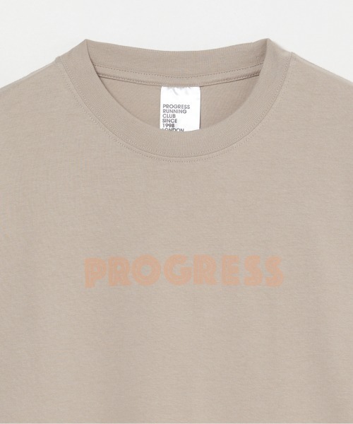 HELIOPOLE(エリオポール)の「PROGRESS RUNNING CLUB:PROGRESS TEE(Tシャツ/カットソー・レディース・アイボリー/ブラック・M)」の14枚目の写真