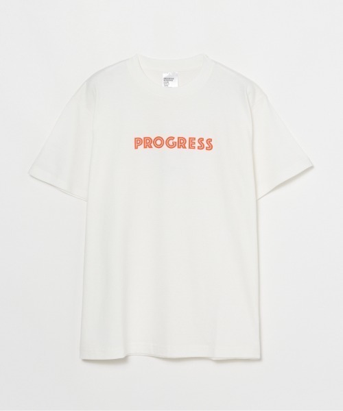HELIOPOLE(エリオポール)の「PROGRESS RUNNING CLUB:PROGRESS TEE(Tシャツ/カットソー・レディース・アイボリー/ブラック・M)」の16枚目の写真