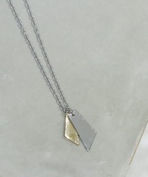 PATRIOT TAXI SELECT（パトリオットタクシーセレクト）の「＜yomiya select＞変形Wプレートネックレス（ネックレス）」