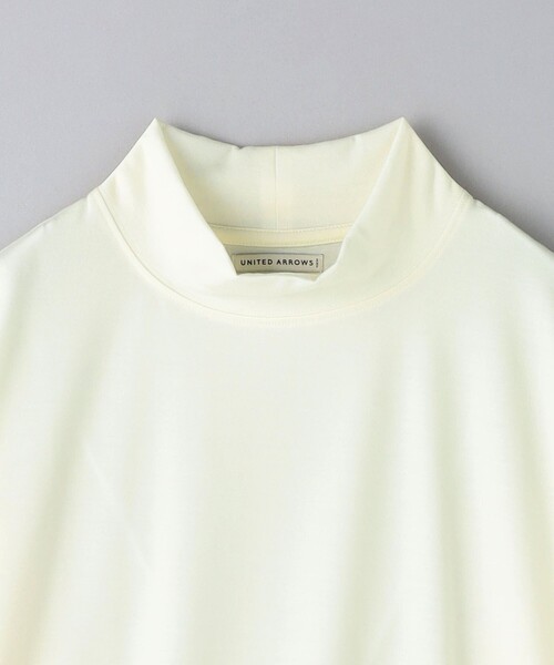UNITED ARROWS（ユナイテッドアローズ）の「プレーティング 天竺 ハイネック ロングスリーブ（Tシャツ/カットソー・メンズ・オフホワイト/グレー/ベージュ/ブラック・L/M/S/XL）」の19枚目の写真