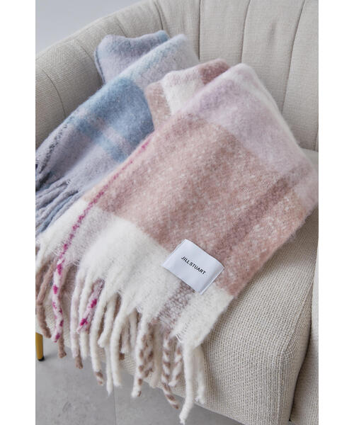 JILL STUART（ジルスチュアート）の「◆チェックストール（ストール/ショール・レディース・ブルー/ピンク・-）」の15枚目の写真