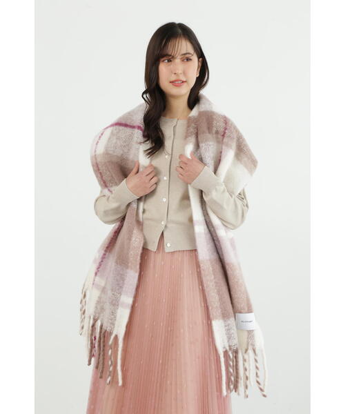 JILL STUART（ジルスチュアート）の「◆チェックストール（ストール/ショール・レディース・ブルー/ピンク・-）」の16枚目の写真