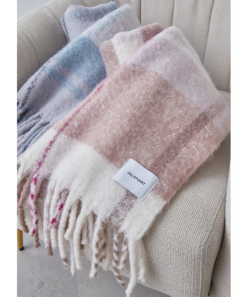 JILL STUART（ジルスチュアート）の「◆チェックストール（ストール/ショール・レディース・ブルー/ピンク・-）」の21枚目の写真