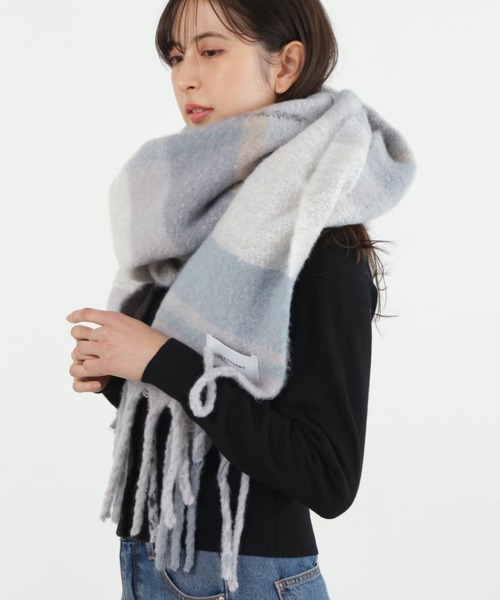 JILL STUART（ジルスチュアート）の「◆チェックストール（ストール/ショール・レディース・ブルー/ピンク・-）」の22枚目の写真