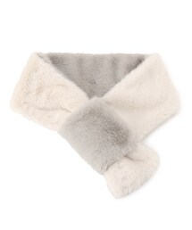 SHOO・LA・RUE | リバーシブルループ差し込みファーマフラー(ストール/ショール)