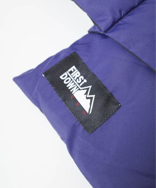 FIRST DOWN(ファーストダウン)の「FIRST DOWN USA / FDUSA FDUSA REVERSIBLE DOWN MUFFLER / F742005(マフラー・レディース・ターコイズブルー/ブラック/ラベンダー/ネイビー・FREE)」の11枚目の写真