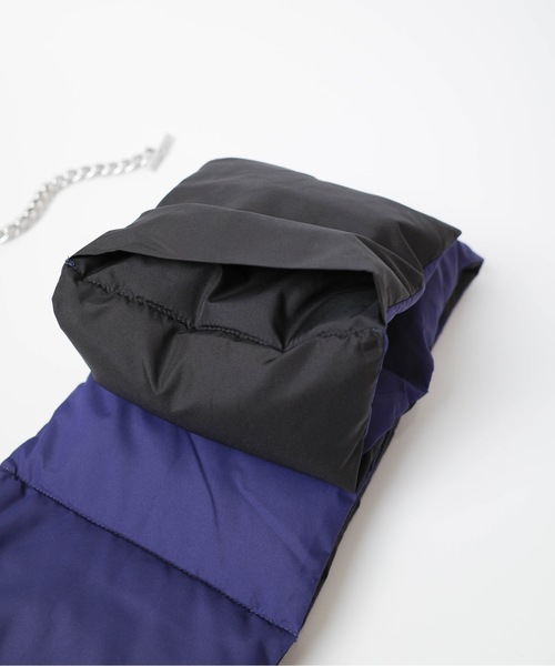 FIRST DOWN(ファーストダウン)の「FIRST DOWN USA / FDUSA FDUSA REVERSIBLE DOWN MUFFLER / F742005(マフラー・レディース・ターコイズブルー/ブラック/ラベンダー/ネイビー・FREE)」の16枚目の写真