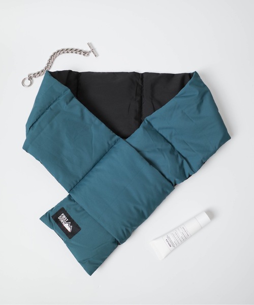 FIRST DOWN(ファーストダウン)の「FIRST DOWN USA / FDUSA FDUSA REVERSIBLE DOWN MUFFLER / F742005(マフラー・レディース・ターコイズブルー/ブラック/ラベンダー/ネイビー・FREE)」の6枚目の写真