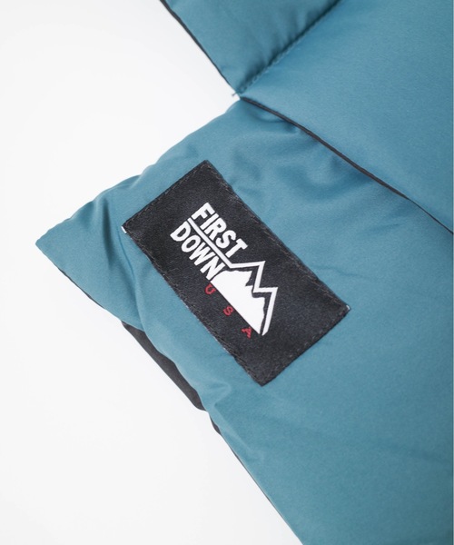 FIRST DOWN(ファーストダウン)の「FIRST DOWN USA / FDUSA FDUSA REVERSIBLE DOWN MUFFLER / F742005(マフラー・レディース・ターコイズブルー/ブラック/ラベンダー/ネイビー・FREE)」の7枚目の写真