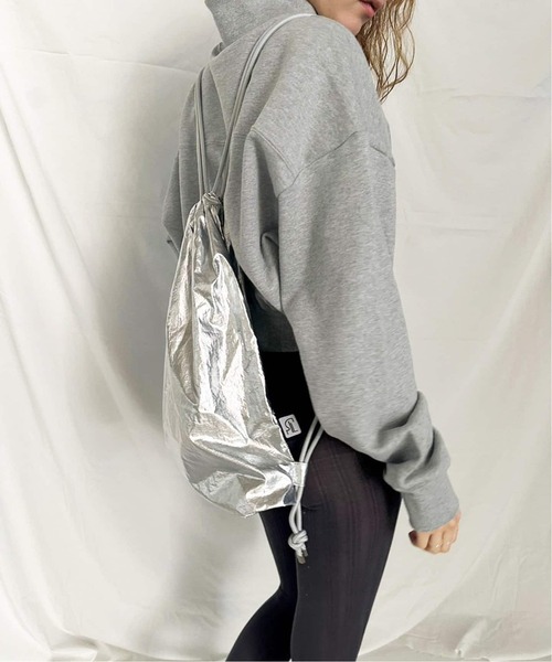 SKIN コラボ　EDIT. FOR LULU レザーナップサック edit for lulu skin コラボ ナップサック ヴィーガンレザー - メルカリ