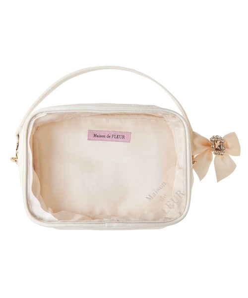 Maison de FLEUR（メゾンドフルール）の「EC限定クリアポーチM（ポーチ