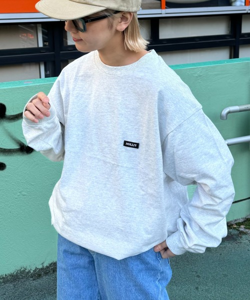 CIAOPANIC TYPY（チャオパニックティピー）の「【ユニセックス】ヘビーコットンビックシルエットスウェットボックスロゴロンTEE（Tシャツ/カットソー・メンズ・レッド/ホワイト/ライトグレー/ブラック・MEDIUM/LARGE）」の4枚目の写真