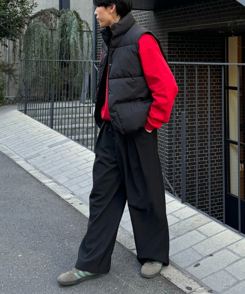 CIAOPANIC TYPY（チャオパニックティピー）の「【ユニセックス】ヘビーコットンビックシルエットスウェットボックスロゴロンTEE（Tシャツ/カットソー・メンズ・レッド/ホワイト/ライトグレー/ブラック・MEDIUM/LARGE）」の10枚目の写真