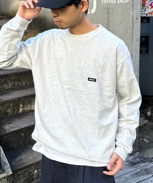 CIAOPANIC TYPY（チャオパニックティピー）の「【ユニセックス】ヘビーコットンビックシルエットスウェットボックスロゴロンTEE（Tシャツ/カットソー・メンズ・レッド/ホワイト/ライトグレー/ブラック・MEDIUM/LARGE）」の19枚目の写真