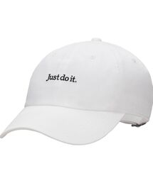 NIKE（ナイキ）の「ナイキ クラブ アンストラクチャード JDI キャップ / Nike Club Unstructured JDI Cap  FB5370-100 White（キャップ・メンズ）」