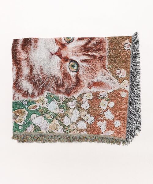 ヴィンテージ ラグ 猫 ブランケット somni / ソニ 】犬 猫 ブランケット マルチカバー ラグ