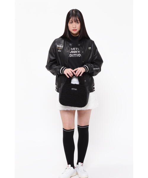 MASTER BUNNY EDITION(マスターバニーエディション)の「【MASTER BUNNY EDITION】ボアカートバッグ (UNISEX)(ショルダーバッグ・レディース・ブラック/ホワイト/ブラウン・FREE)」の15枚目の写真