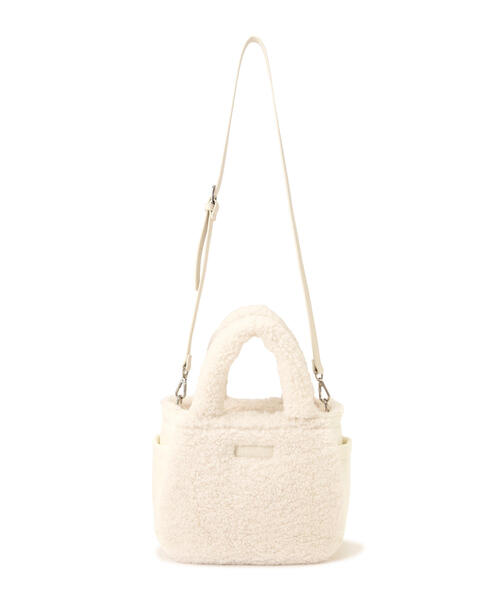 MASTER BUNNY EDITION(マスターバニーエディション)の「【MASTER BUNNY EDITION】ボアカートバッグ (UNISEX)(ショルダーバッグ・レディース・ブラック/ホワイト/ブラウン・FREE)」の16枚目の写真