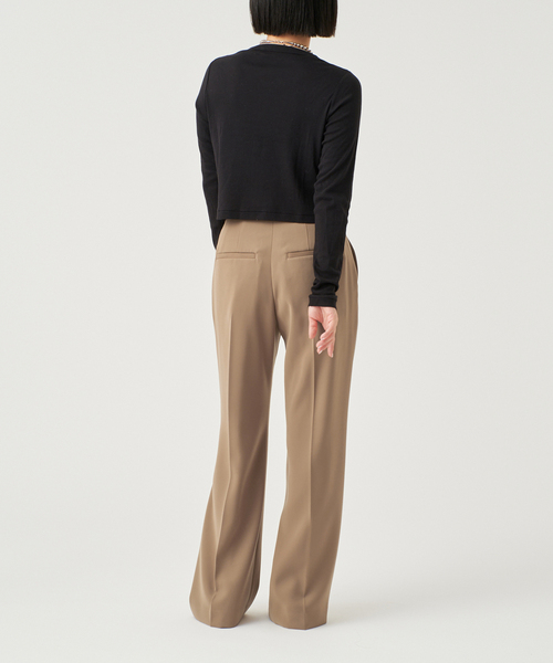 IENA LA BOUCLE（イエナラブークル）の「IENA LA BOUCLE デイリースラックス（スラックス・レディース・ネイビー/イエロー/ベージュ・34/36/38/40）」の12枚目の写真