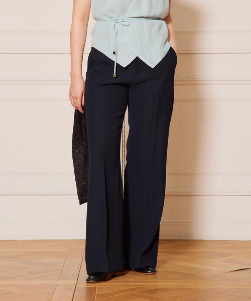 IENA LA BOUCLE（イエナラブークル）の「IENA LA BOUCLE デイリースラックス（スラックス・レディース・ネイビー/イエロー/ベージュ・34/36/38/40）」の10枚目の写真