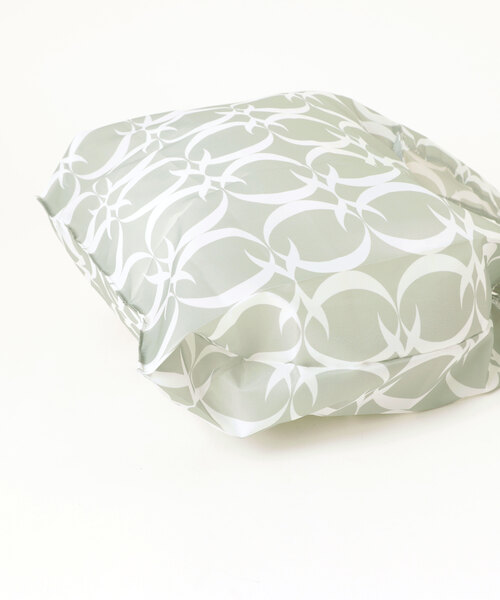 Q（キュー）の「モノグラムエコバッグ（エコバッグ/サブバッグ・レディース・ライトグレー/ピンク・ONE SIZE）」の7枚目の写真