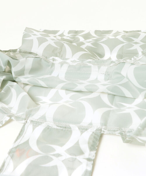 Q（キュー）の「モノグラムエコバッグ（エコバッグ/サブバッグ・レディース・ライトグレー/ピンク・ONE SIZE）」の6枚目の写真